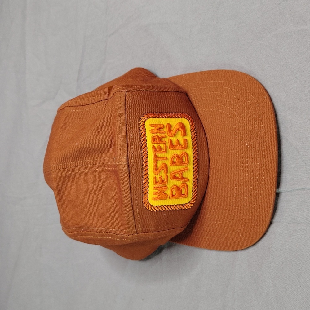 Western Babes Hat Cap Strap Snap Back Ball Lithotype Logo Adjustable Five Panel‎
